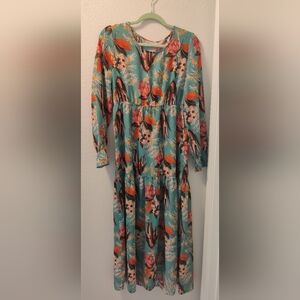 🆕 Floral Teal Dress